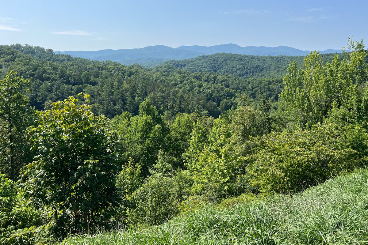 overlook on the cherohala skyway