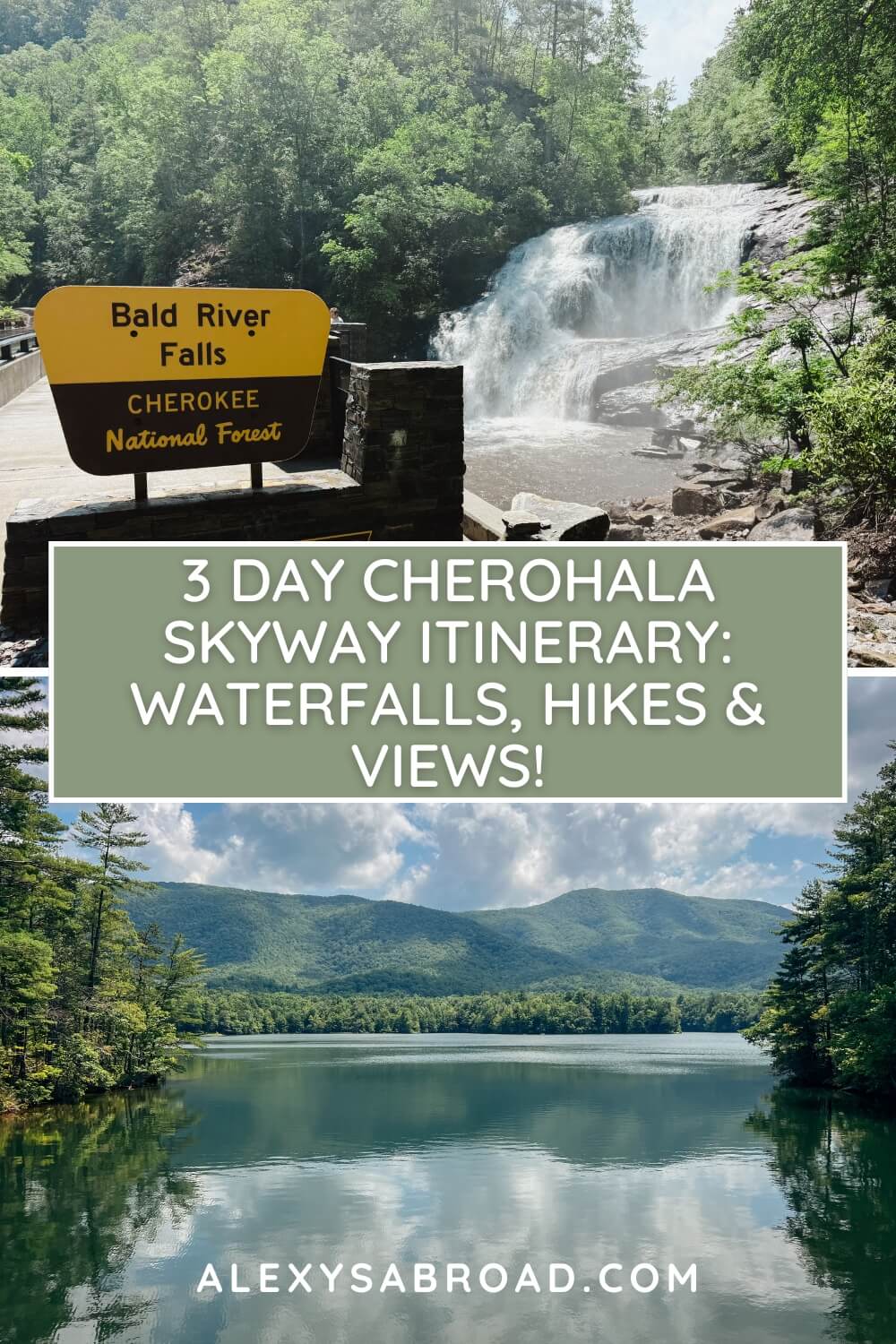 3 day cherohala skyway itinerary